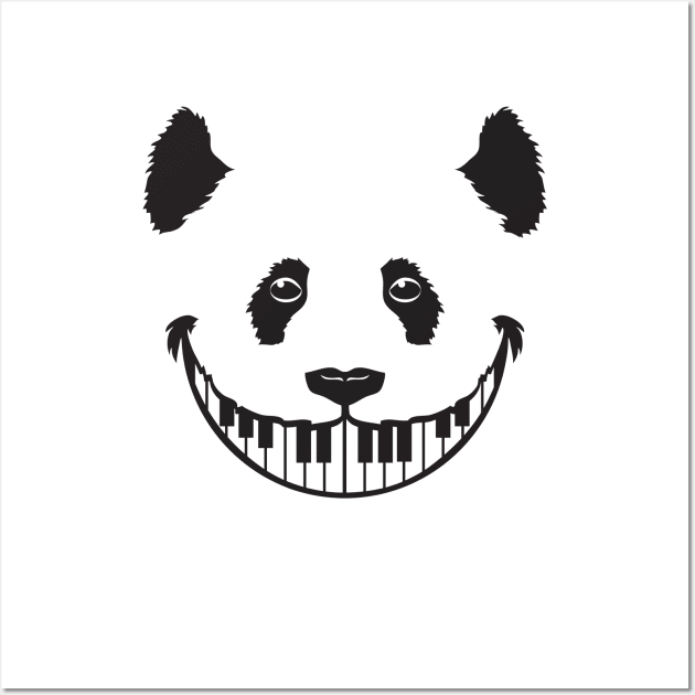 Panda Piano Wall Art by jaytee